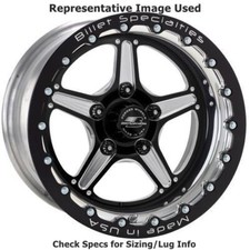 Billet Specialties S0894 Street Lite Single Beadlock 15 X 8 Wheel - Black Billet Specialties S0894 Street Lite Single Beadlock 15 X 8 Wheel - Black