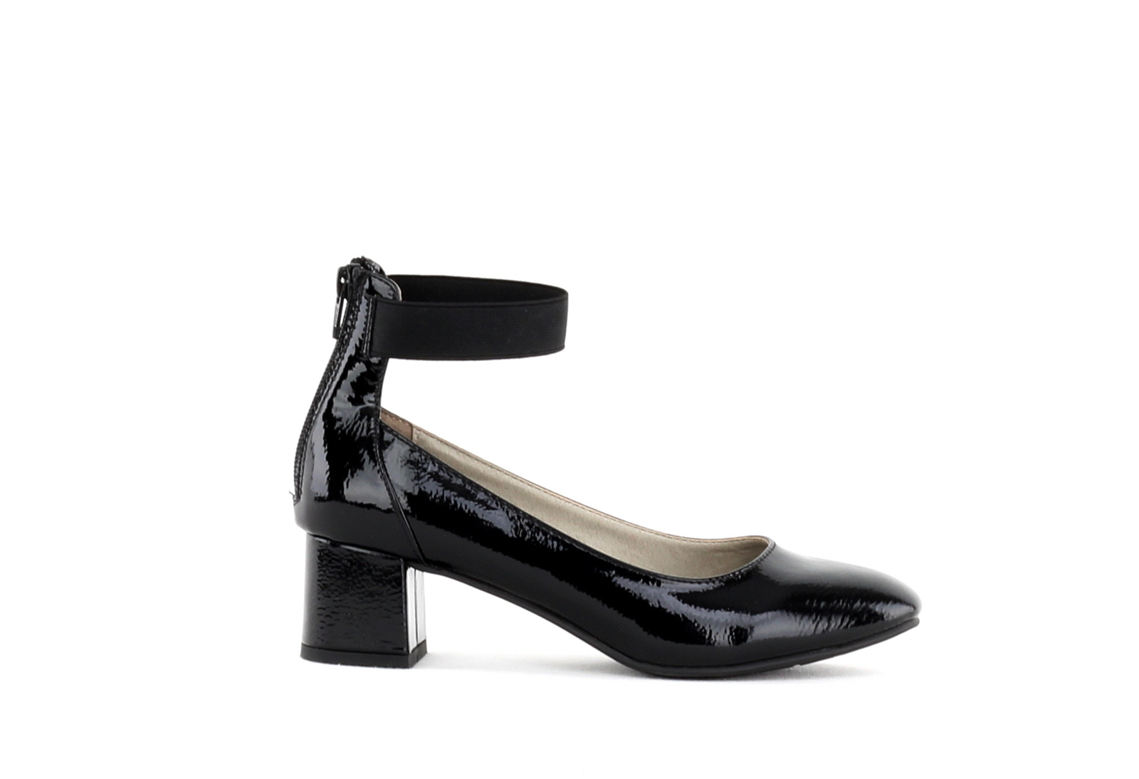 white mountain block heels