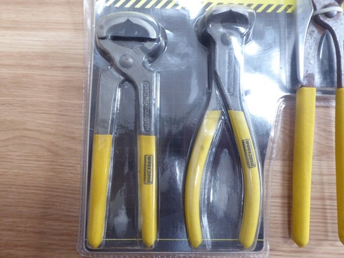 Vintage 3 Piece Set Carpenters Pincers "Workzone" Hand Tools - Picture 4 of 6