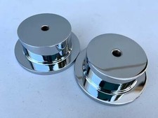 PAR DE TAZAS PROFUNDAS CROMADAS / LOWRIDER HIDRÁULICA CHEVY IMPALA REGAL GBODY CAPRICE