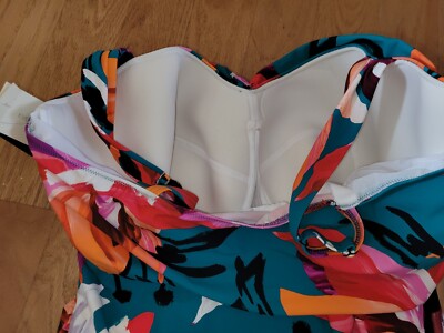 Profile By Gottex Damen Tankini „Sugar And Spice“ – Bügel-BH, Verstellbare Träger, Mehrfarbig