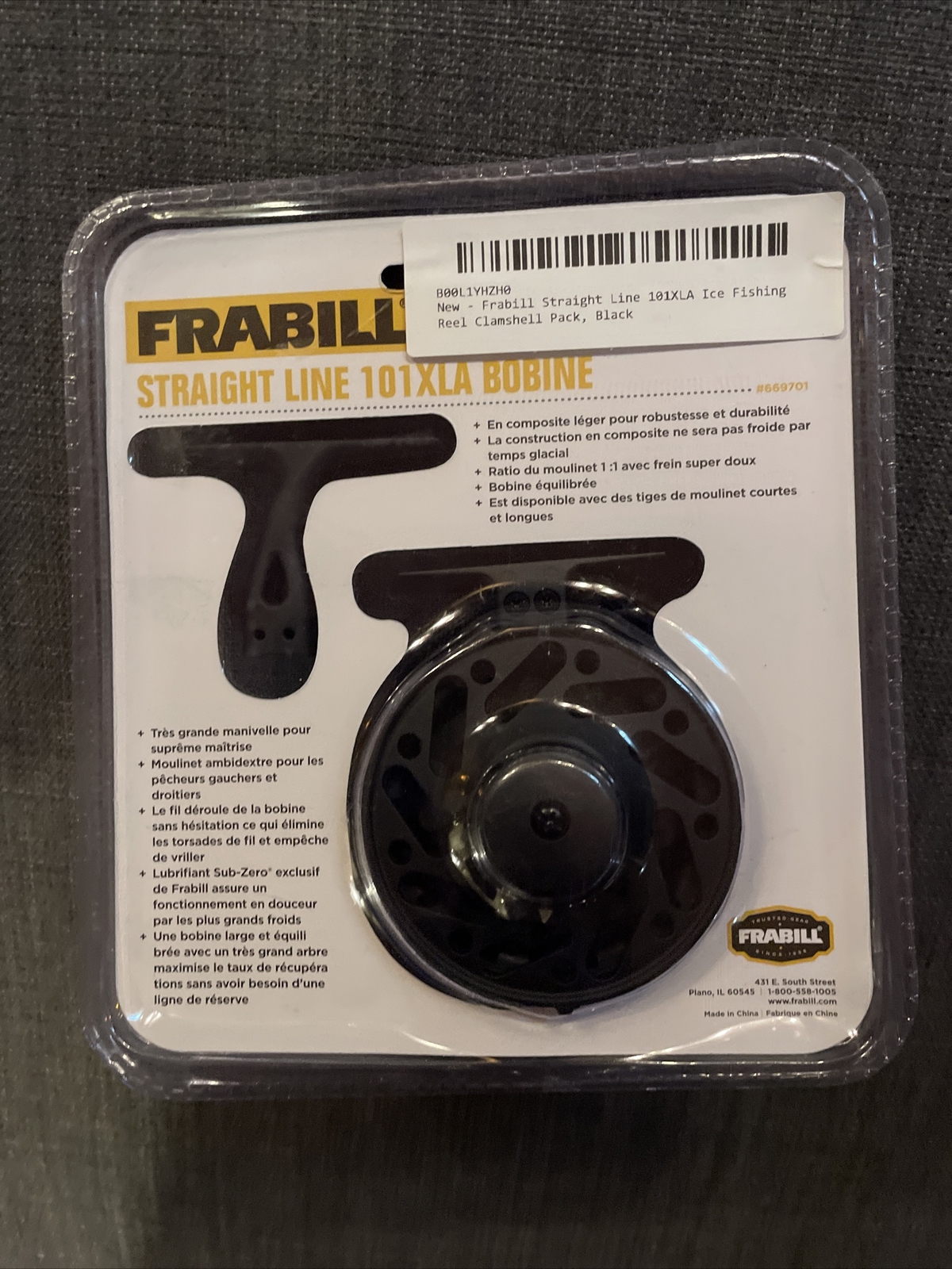 Frabill Straight Line 101 XLA Reel #669701  new in package