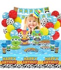 Toy Story Party 24 Tableware,Story Birthday Party Supplies Table Cover-Plates  — photo 5