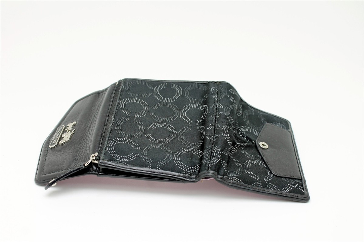Coach Madison Op Art Dotted Medium Wallet Signature Bifold  display picture 1