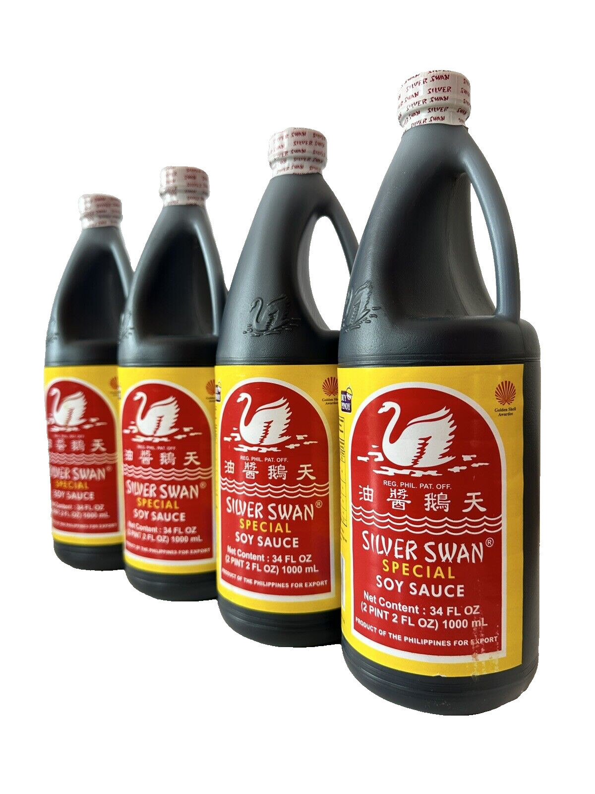 4x1000ml SILVER SWAN Sojasauce Philippinen Soja Sauce Würzsauce Soße Gewürz