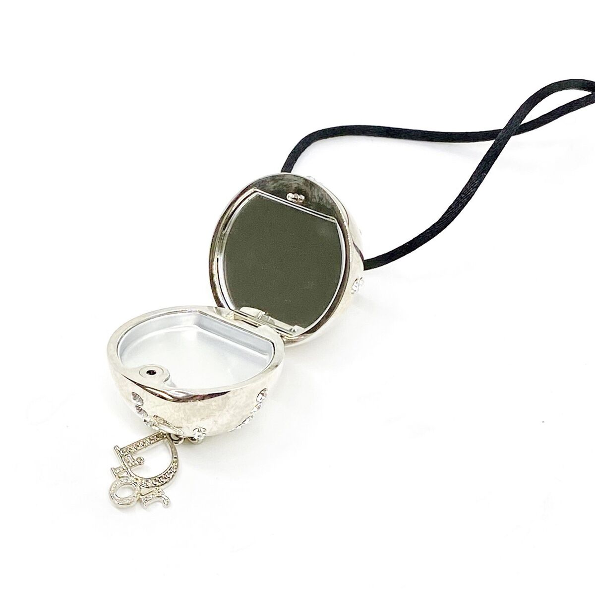 CHRISTIAN DIOR Crystal Diorlight Disco Ball Long Necklace CHRISTIAN DIOR Crystal Diorlight Disco Ball Long Necklace