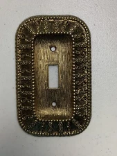 Vintage 1968 American Tack & Hardware Co. Single Light Switch Cover Plate #50T