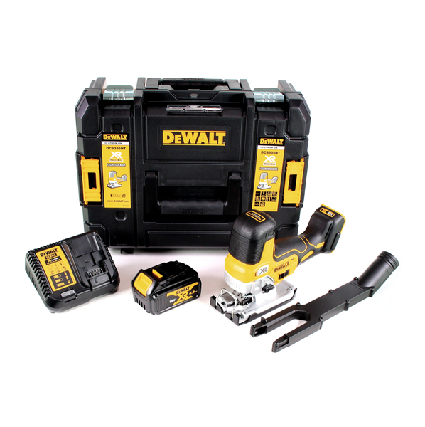 Dewalt Dcs 335 M1 Akku StichsäGe 18V +1X Akku 4,0 Ah +1X SchnellladegeräT+ Tstak-image