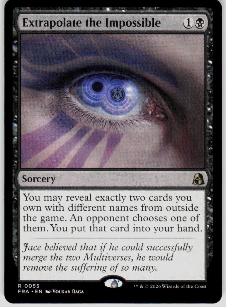 Extrapolate the Impossible 55 Reality Fracture Magic the Gathering