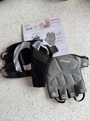 Briko Fahrradhandschuh mit verstellbarem Riemen schwarz XL