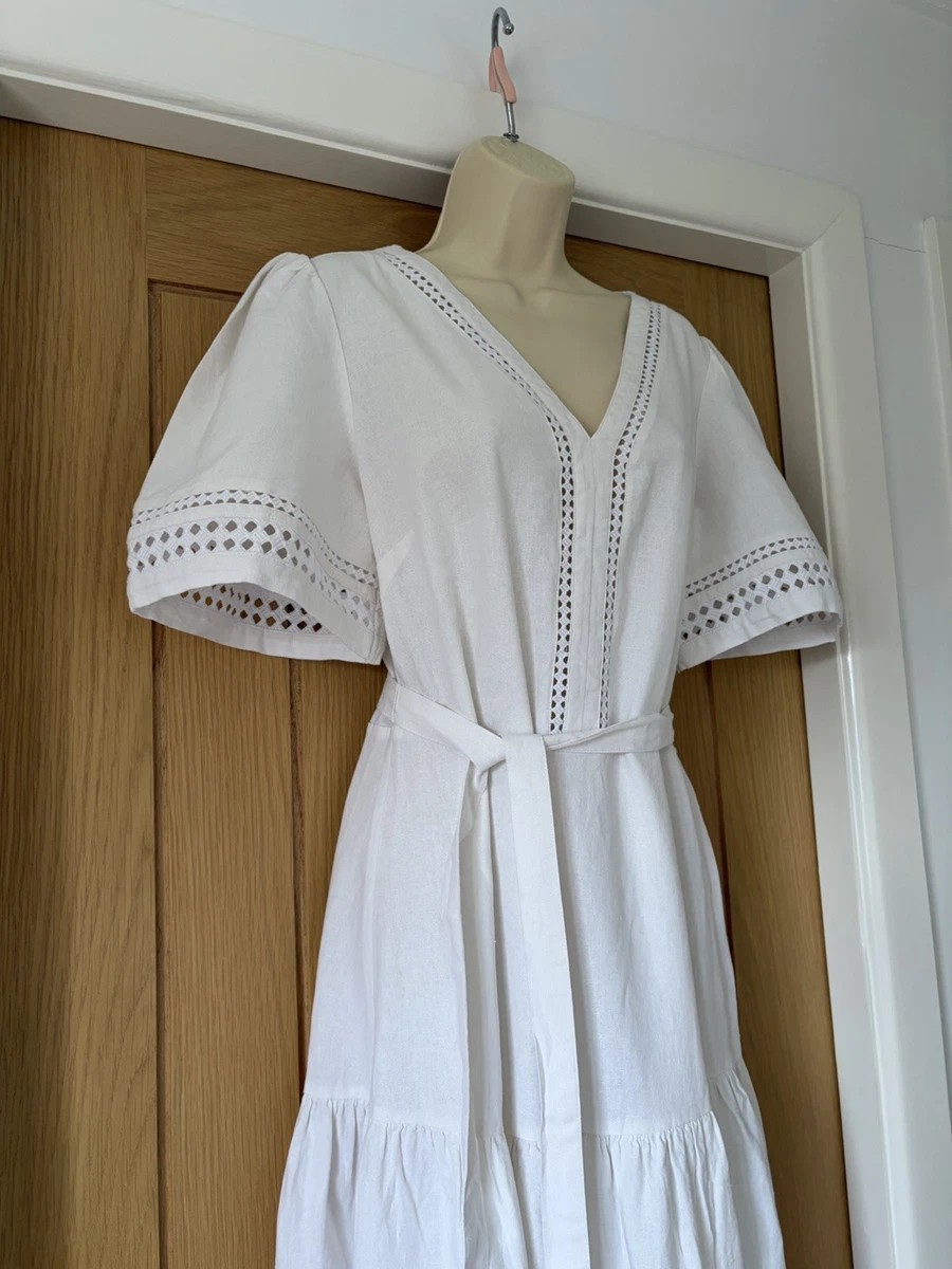 knee length dresses for ladies Cerisa Linen Maxi Dress main image 1