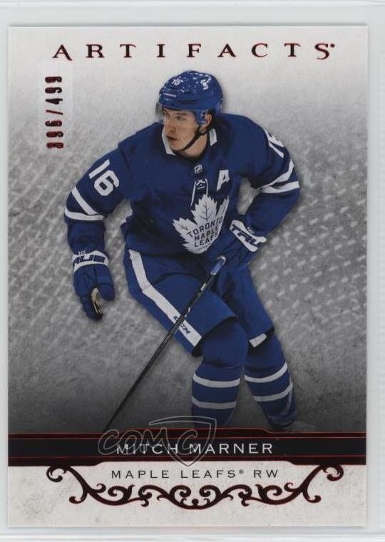 2021-22 Upper Deck Artifacts Stars Ruby 396/499 Mitch Marner #141 14hk