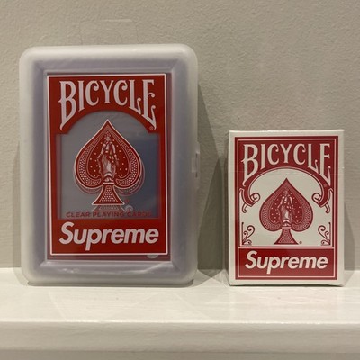 Supreme Bicycle Clear FW20 & Supreme Bicycle Mini FW21 Playing Supreme Bicycle Clear FW20 & Supreme Bicycle Mini FW21 Playing