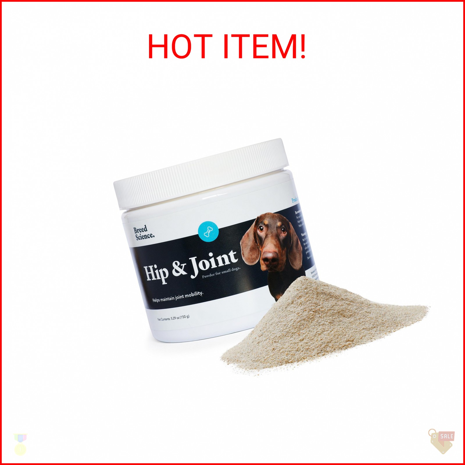 Supplement For Dogs, Small Breeds- Glucosamine And Chondroiti