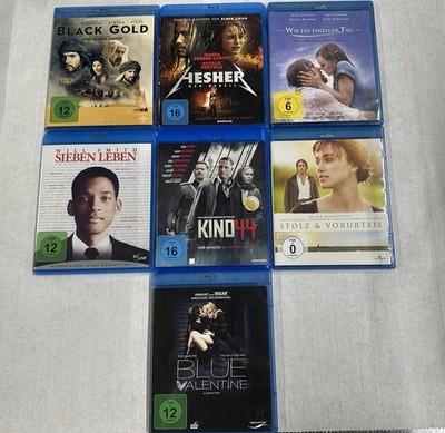 7 Blu-ray, Stolz , Wie ein.., Blue V.., 7 Leben, Black and Gold, Hesher, Kind 44