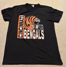 Cincinnati Bengals Officially Licensed by Garan Inc.Short Sleeve T-Shirt Black -