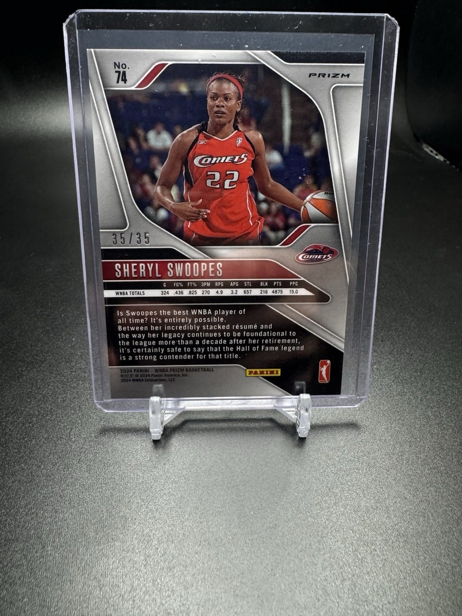 WNBA Sheryl Swoopes RC HOF サインカード 1998-99 Pinnacle WNBA Sheryl Swoopes Houston Comets #41 | eBay
