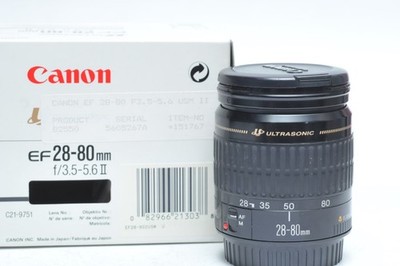 Canon EF 28-80mm 1:3.5-5.6 II Zoom Lens for EOS Rebel EF Mount