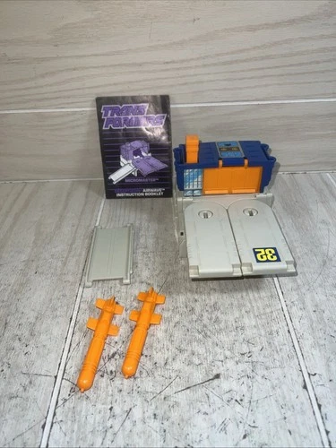 Transformers Original G1 1989 Micromaster Airwave Base Not Complete