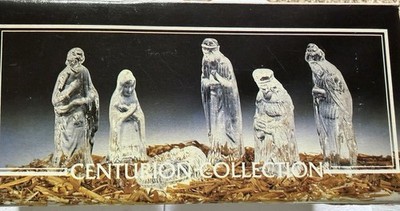 Vintage Centurion Collection Nativity Scene Small Clear Christmas Faith K533C