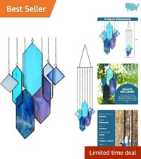 Beautiful Stained Glass Sun Catchers - Mix of Textured Color for Home Elegance