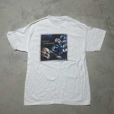 RARE Vintage Adobe Creativity Software T Shirt SZ L Music Promo Y2K Art Coding