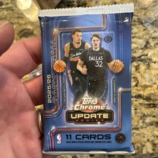 2025-2026 Topps Chrome NBA Update Jumbo Pack