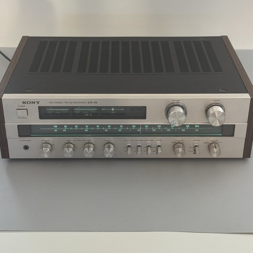 Sony STR-V4 Vintage Stereo Receiver 50WPC Phono AM FM Japan TESTED WORKING