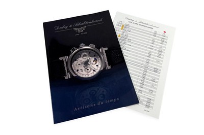 Dubey & Schaldenbrand Uhrenkatalog 2009 mit Preisliste in CHF Englisch