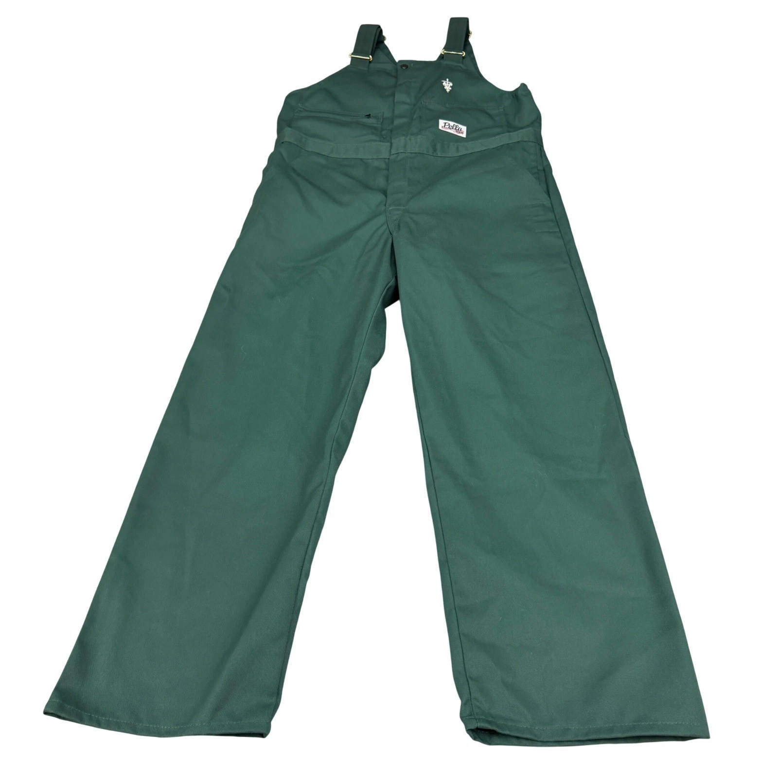 Pella Rugged Outdoor Clothing Green Bib Overalls Mens Small Made in USA Workwear
Opens in a new wind