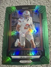 2025 Panini Prizm Draft Picks - New Recruits Emeka Egbuka #12 Green Prizm (RC)