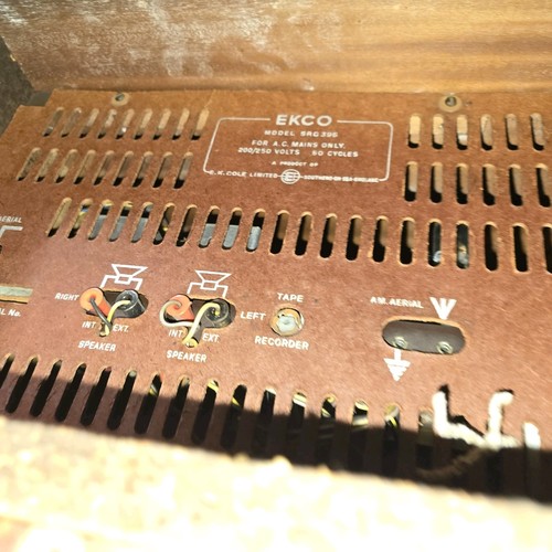 Seltenes Ecko Musikzentrum SRG 395 Röntgengerät, funktionierendes Radio, Plattenspieler - Bild 18 von 19