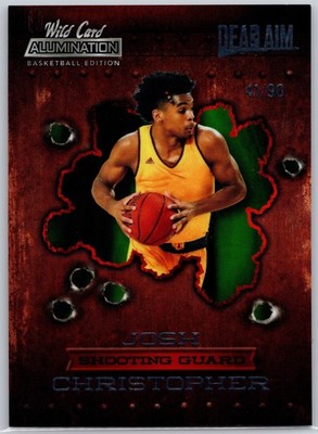 2021-22 Wild Card Alumination #ADA-15 Josh Christopher Dead Aim #/90