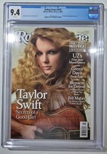 RARE FIRST COVER TAYLOR SWIFT Rolling Stone  Magazine #1073 CGC 9.4 COLLECTIBLES
