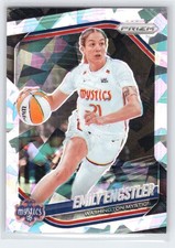 Emily Engstler - 2025 Prizm WNBA - Ice #84 - Washington Mystics