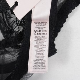 Agent Provocateur Astria Bra & Brief In Black/Silver (Set of 2) - W Size 36B & 5