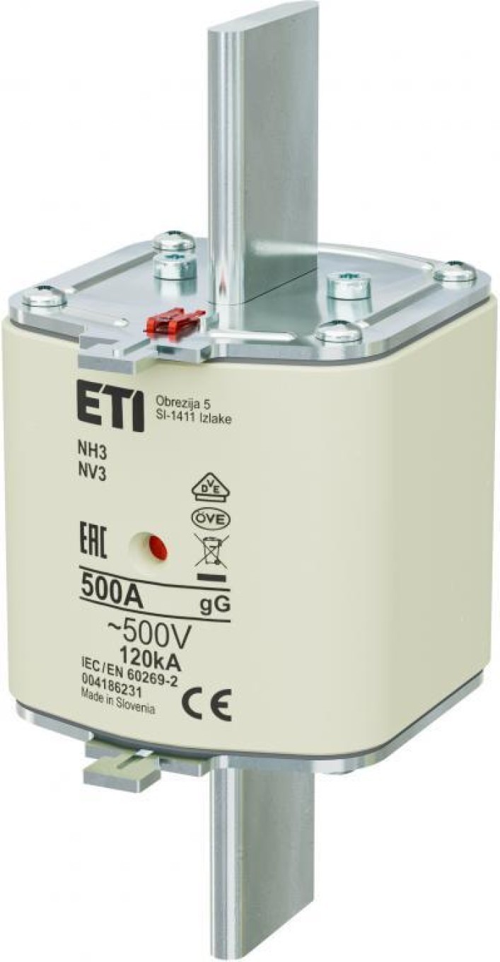 Fuse Block NH3 500A gG 500V 004186231 WT-NH