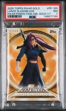 Lance Slashblade 2025 Topps Pixar Gold PIXAR PERFECTION 1/1 GOLD Inside Out PSA 