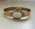 Vintage Ladies Seiko Lassale Wristwatch Gold-Tone Quartz 1230-5129