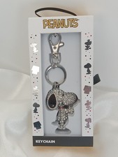 Snoopy Collection Keychainbag Charm with Pave Rhinestones NIB Peanuts