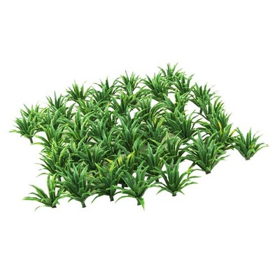 50pcs Green Scenery Landscape Model Sword Grass