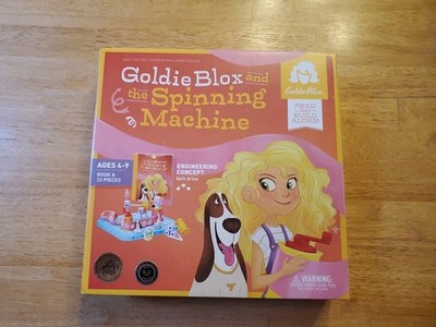 Goldie Blox And The Spinning Machine STEM Engineering Toy Read and Play COMPLETE