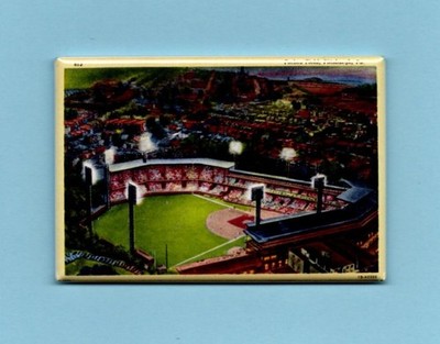 FORBES FIELD BASEBALL STADIUM *2X3 FRIDGE MAGNET* PITTSBURGH  PIRATES STEELERS