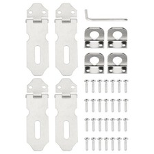 4 Pcs Stainless Steel Padlock Hasps, 2 Inch L...