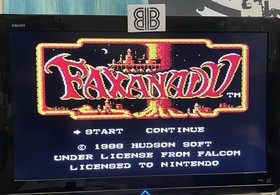 Faxanadu (Nintendo, 1989) NES W/ Dust Cover! *AUTHENTIC* *TESTED*