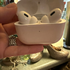 Apple AirPods Pro White True Wireless Bluetooth Earbuds w/ Charging Case Mic