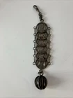 Antique Fantastic Hand Crafted & Cut Lincoln Wheat Cent Watch Fob From Estate