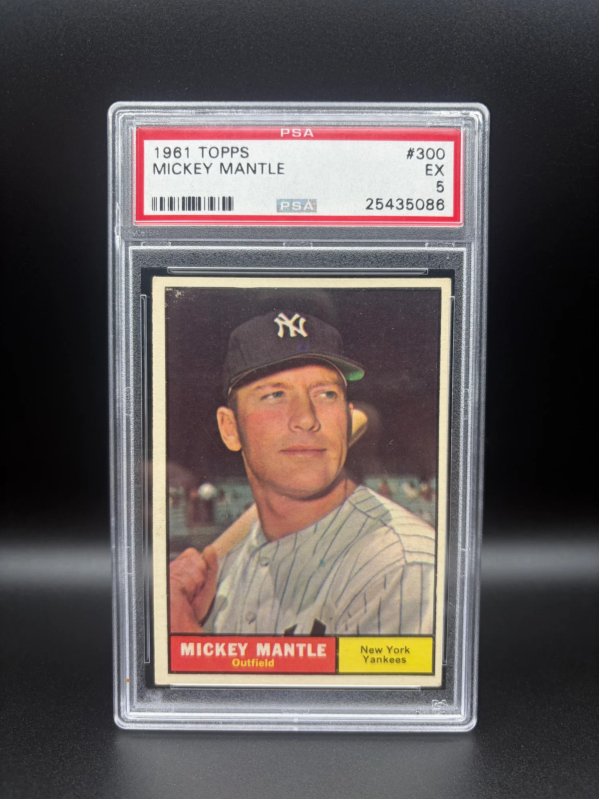 1961 Topps Mickey Mantle #300 PSA 5 view 1