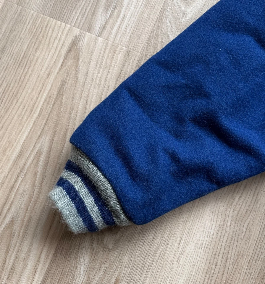 Vintage 90s HC Davos Wool Jacket Hockey Bomber - Image 2 of 4