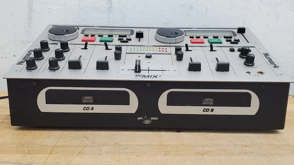 NUMARK CDMIX2 Mix 2 Pro CD Mixing DJ Console Mixer W/ Cord - Image 2 of 4